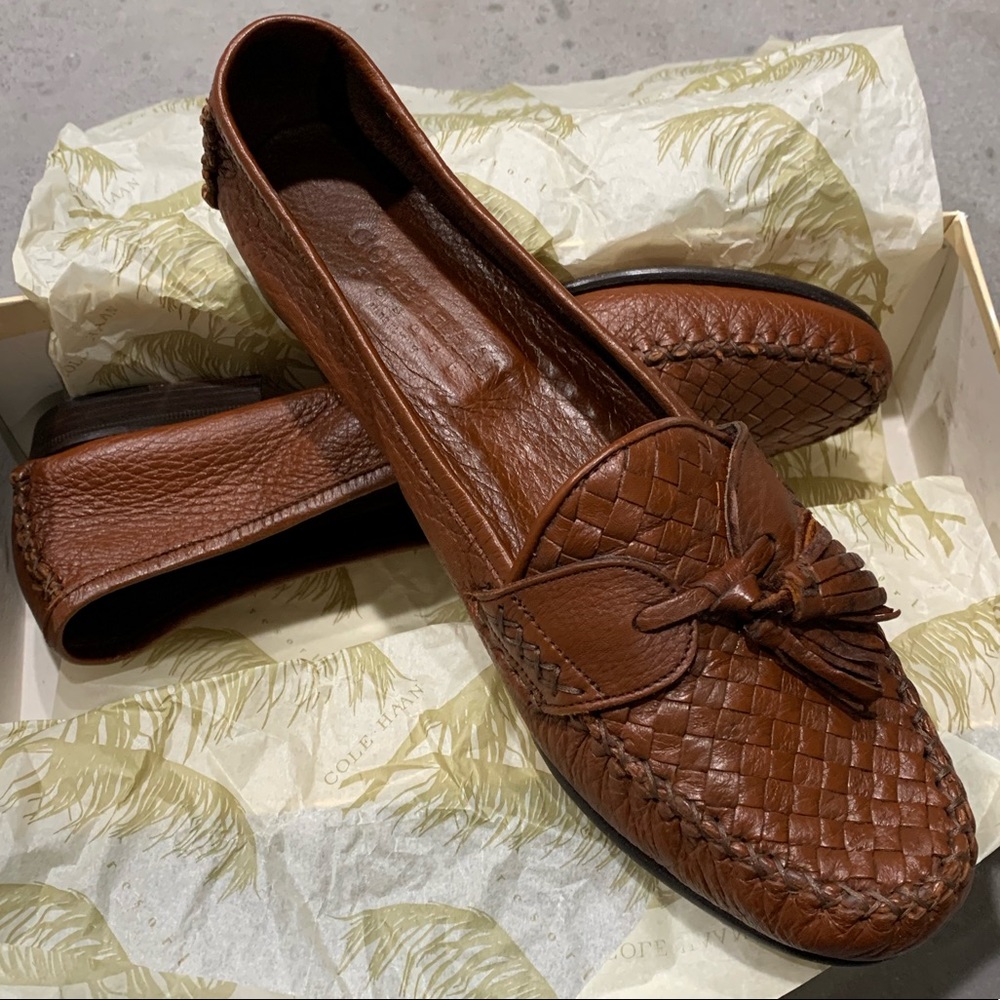 Vintage Cole Haan Resort Vintage Deerskin Loafers 10AA